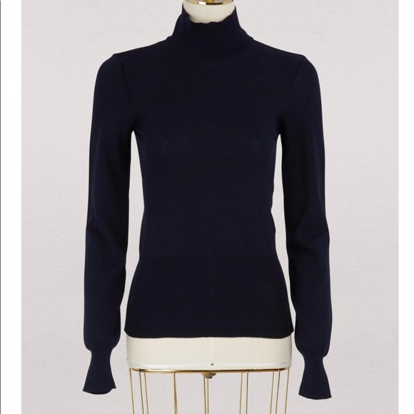 JACQUEMUS Baya Turtleneck Cutout Open Back Sweater - Picture 5 of 10